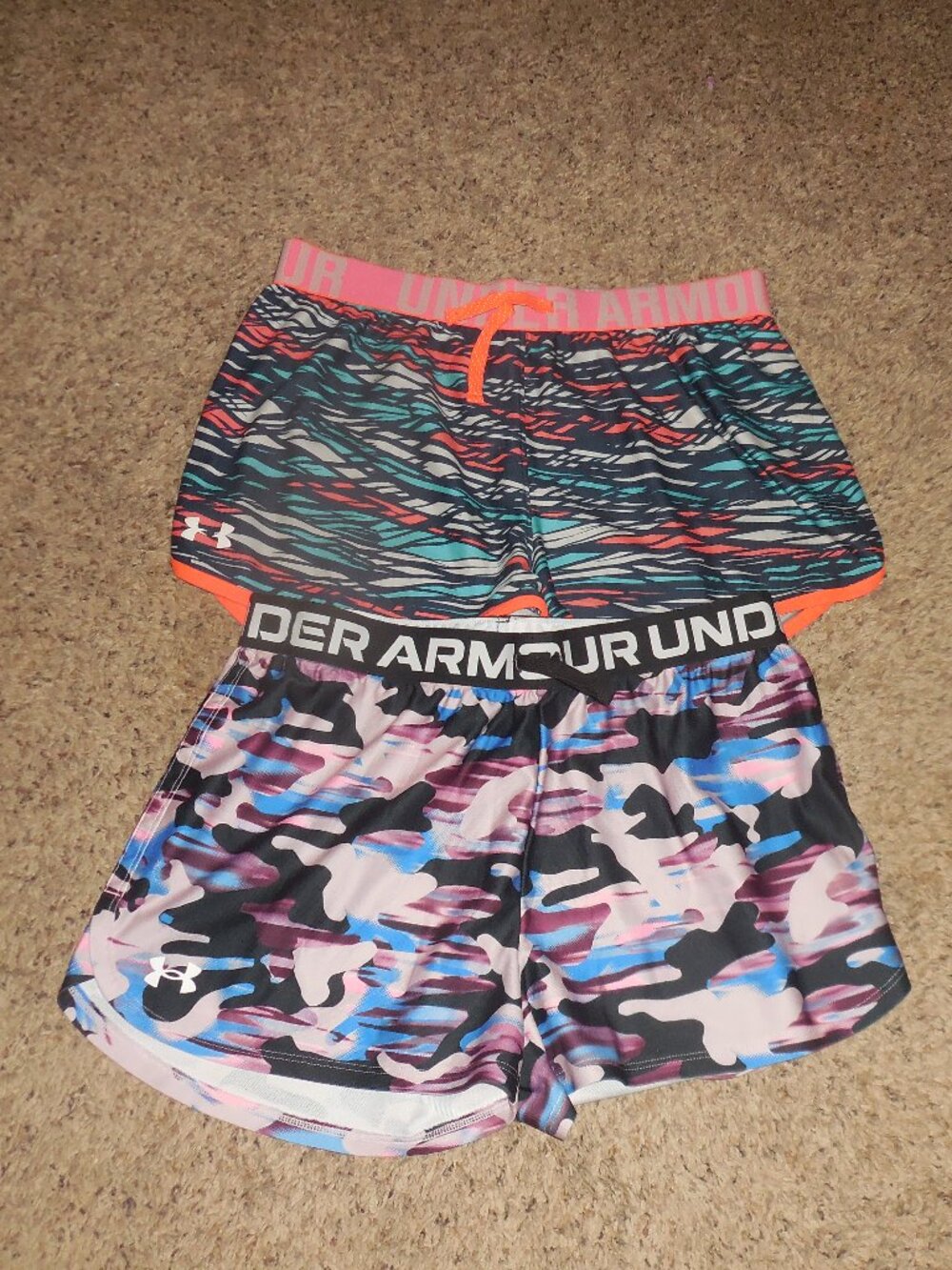 Under Armour Girls Shorts Lot YXL Bundle